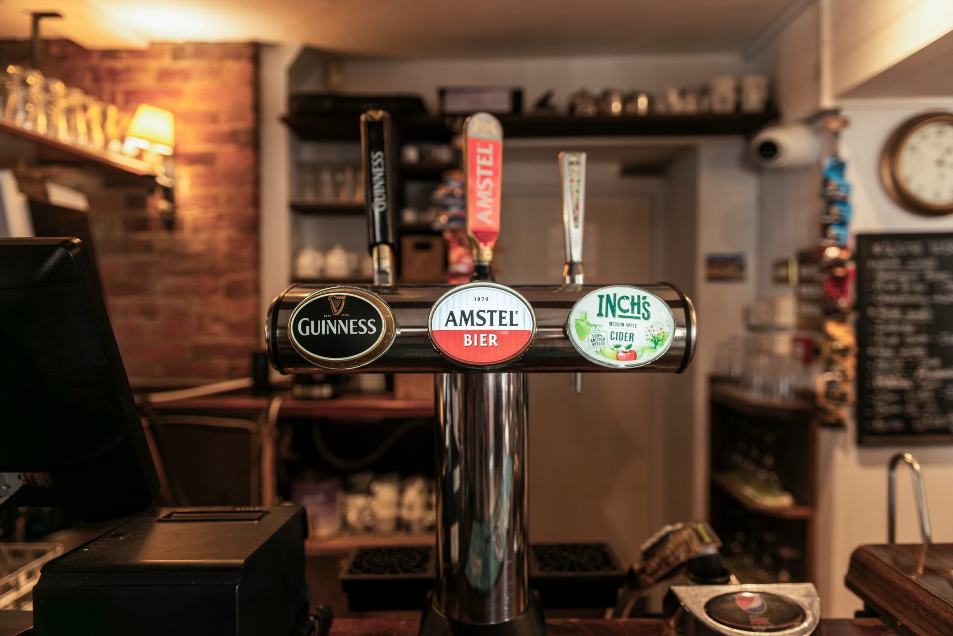 A room filled with lots of different types of beer